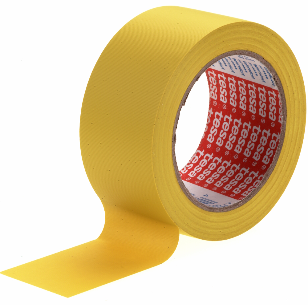 *CLEARANCE* Tesa 4169 Premium Yellow Floor Marking Tape 48mm x 33m