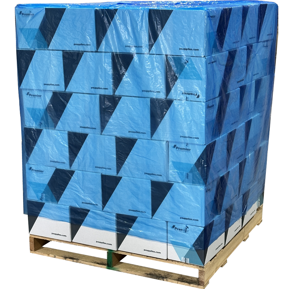 GORILLA Blue Virgin LL+LDPE Pallet Bags 1,220mm + 1,220mm x 2,400mm 50µm (Roll 50 Bags)