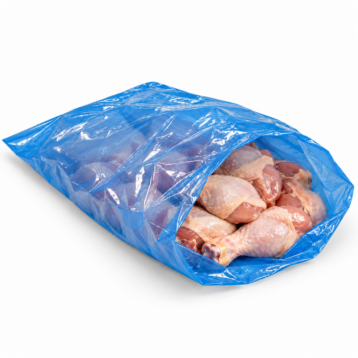 GORILLA Blue Virgin LL + LDPE Poly Bag 460mm x 850mm 60µm (Carton 400 Bags)