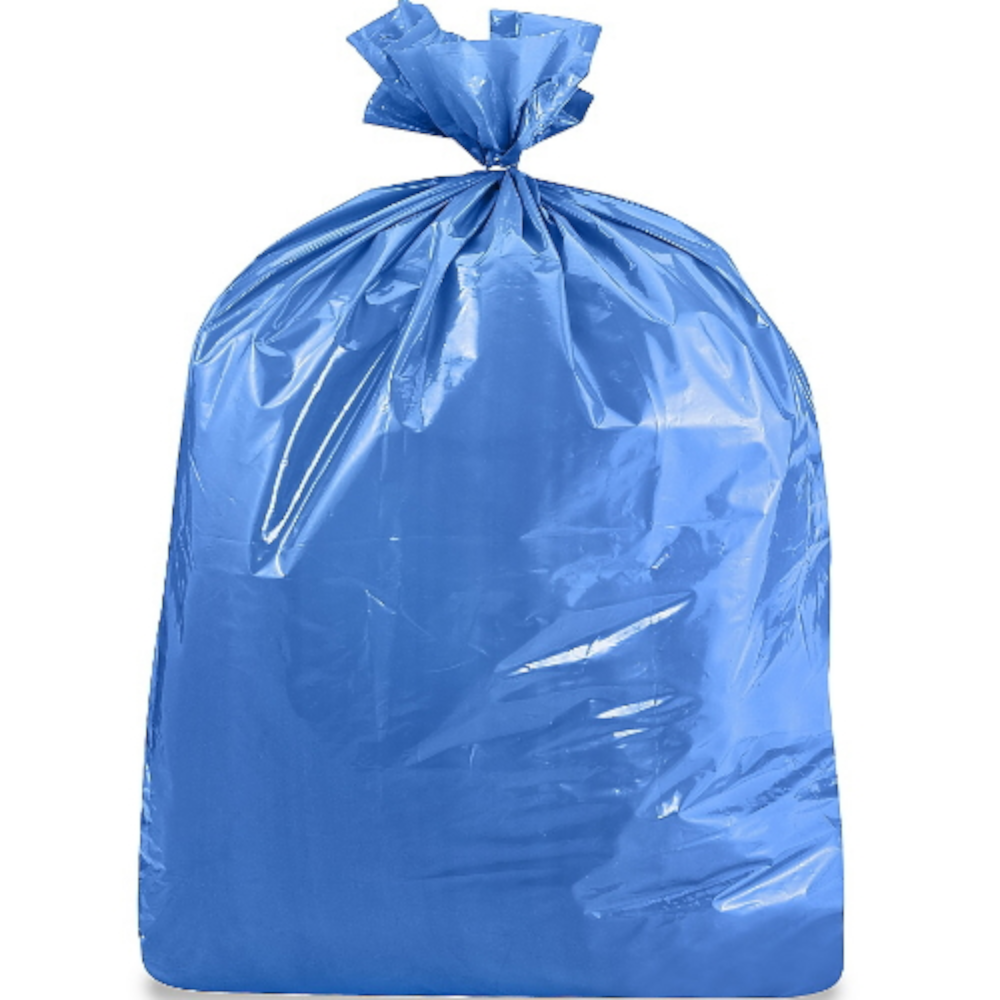 GORILLA Blue HDPE All Purpose 54L Bin Liners 830mm x 640mm (Carton 500 Bags)