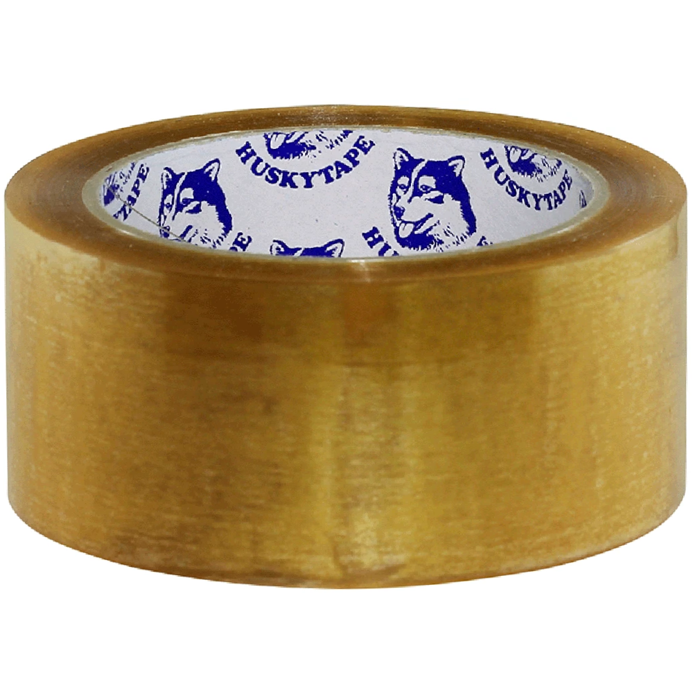 Husky 635 Premium Transparent Hand Packing Tape 48mm x 75m (Carton 36 Rolls)
