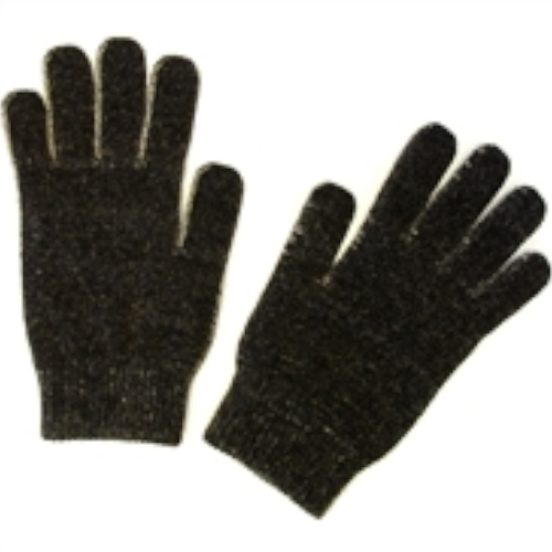 Weft Black Marle ThermaDry Polypropylene Possum Gloves Sizes XS - XL