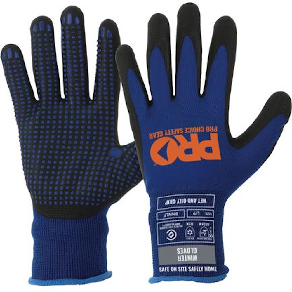 PIP ProSense DexiFrost Nitrile Dip Gloves (Pack 12 Pairs) (Carton 10 Packs) Sizes: 7 - 11