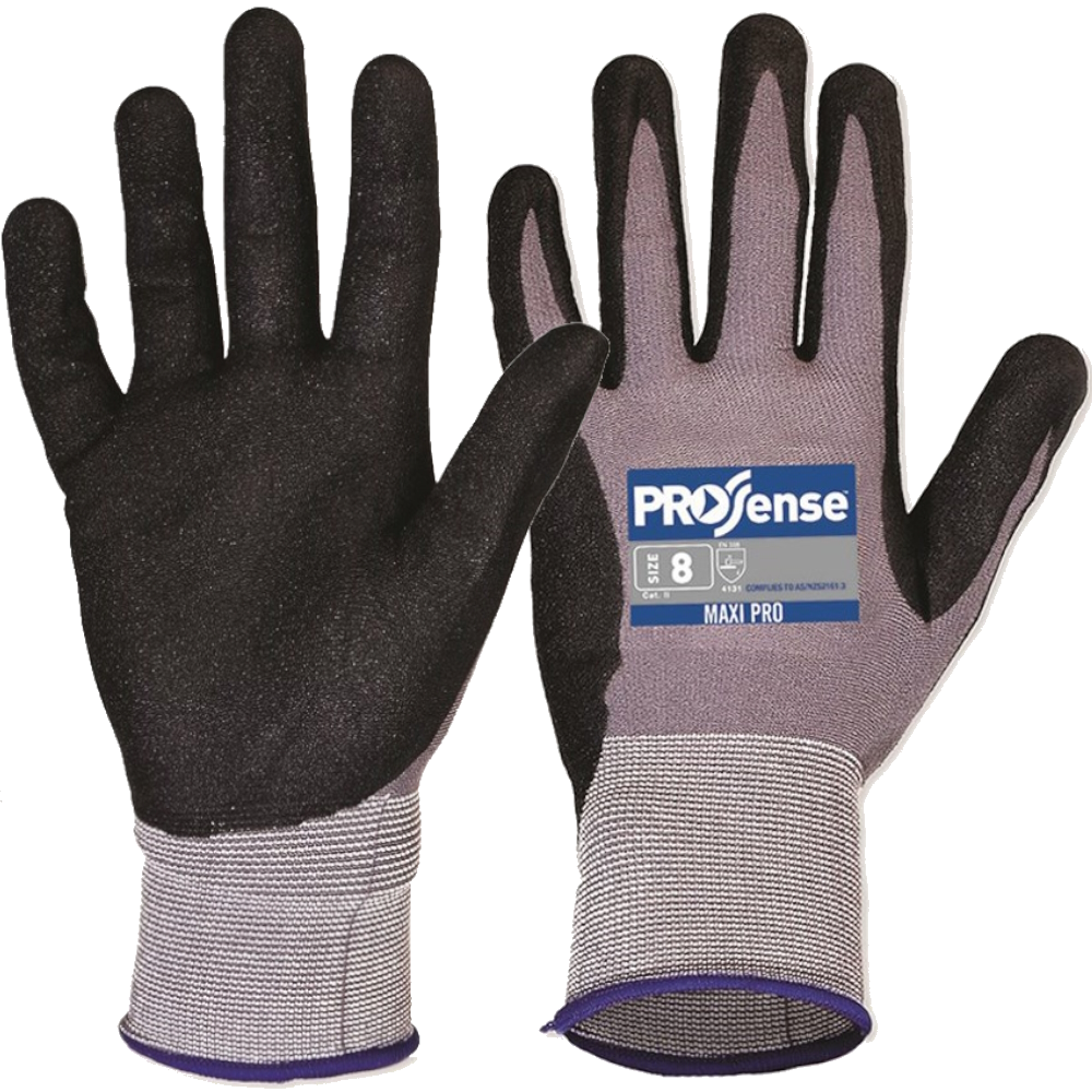PIP ProSense Maxi-Pro Nitrile/PU Dip Gloves (Pack 12 Pairs)