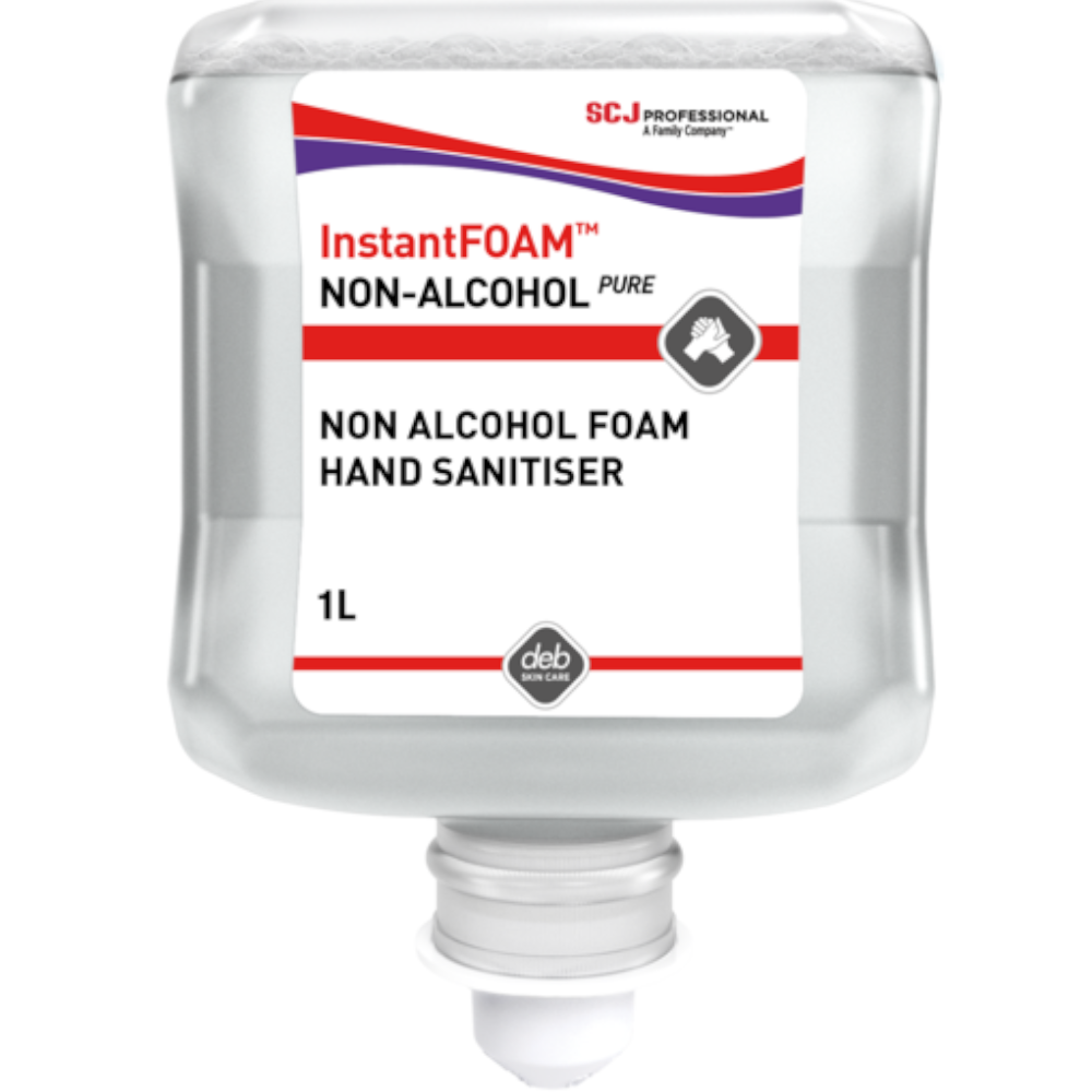SC Johnson Professional IFP1L 1L InstantFOAM Non-alcohol Foaming Hand Sanitiser (Carton 6 Refills)