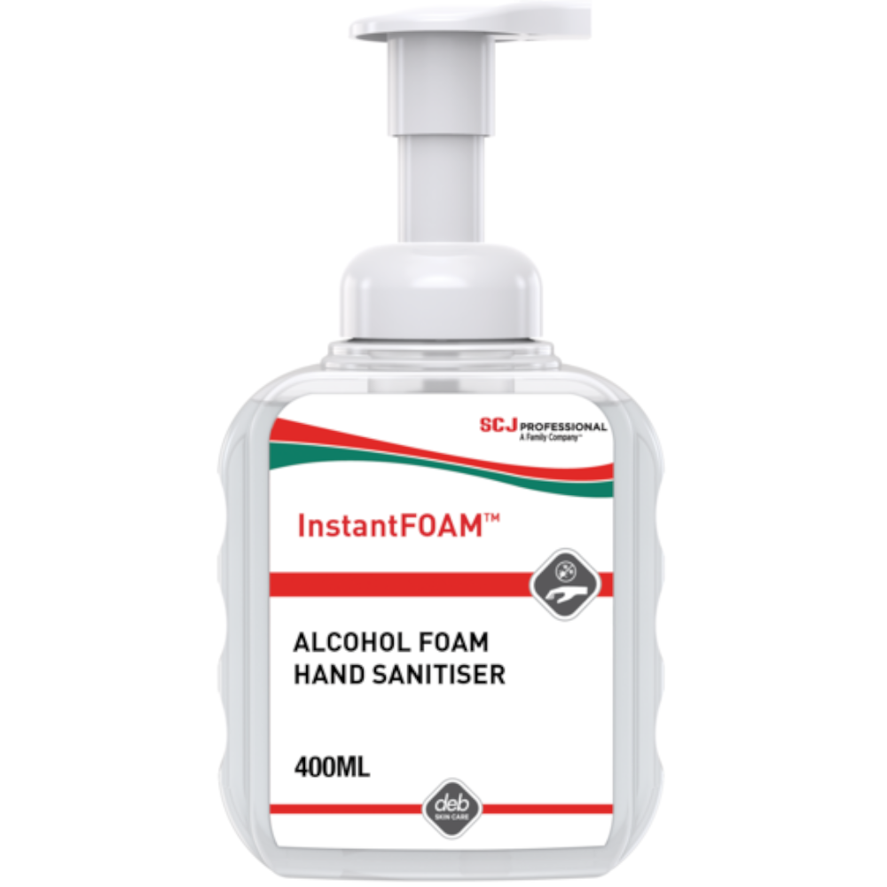 SC Johnson Professional 400ml InstantFOAM Alcohol-based Foaming Hand Sanitiser Pump Bottle (Carton 6 Bottles)