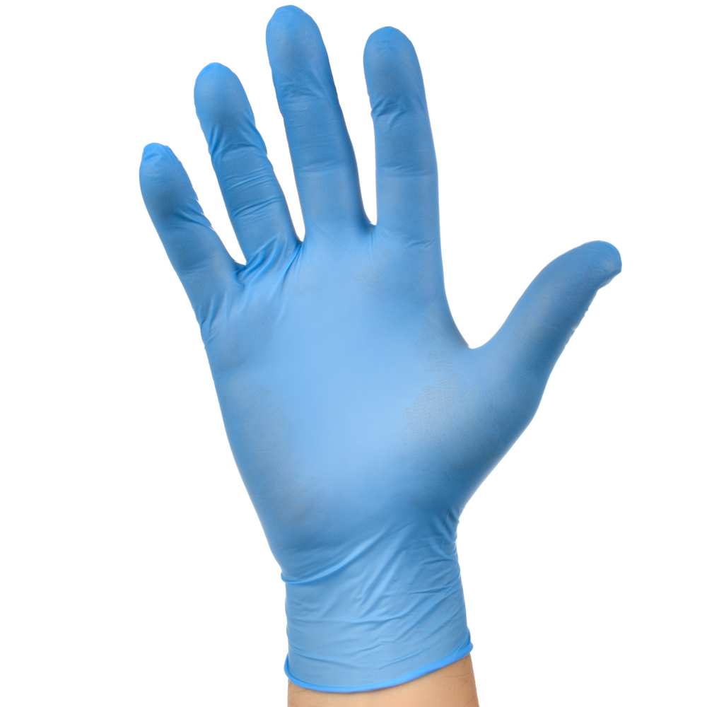Blue (3.5g) Lite Disposable Nitrile Gloves (Pack 100 Gloves) (Carton 10 Packs)