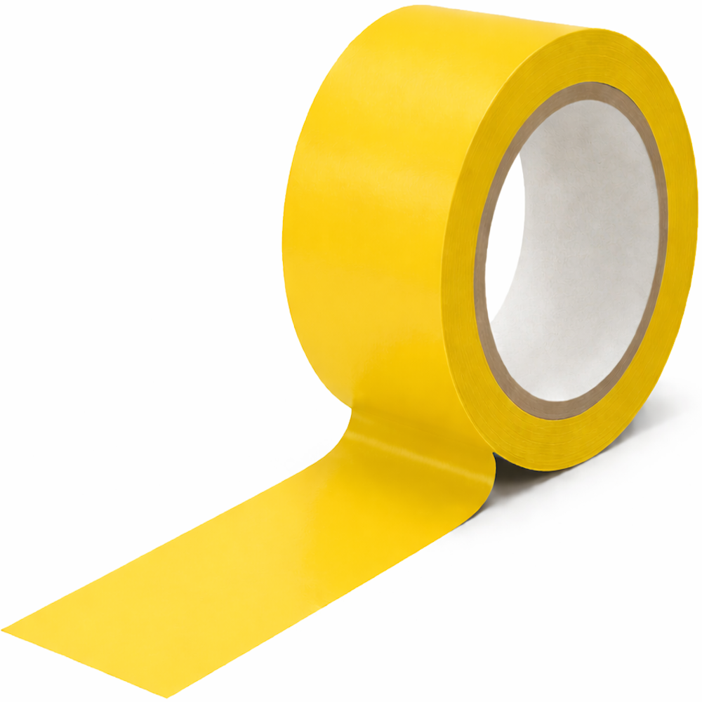 Coloured PVC Packing Tape with Rubber Adhesive