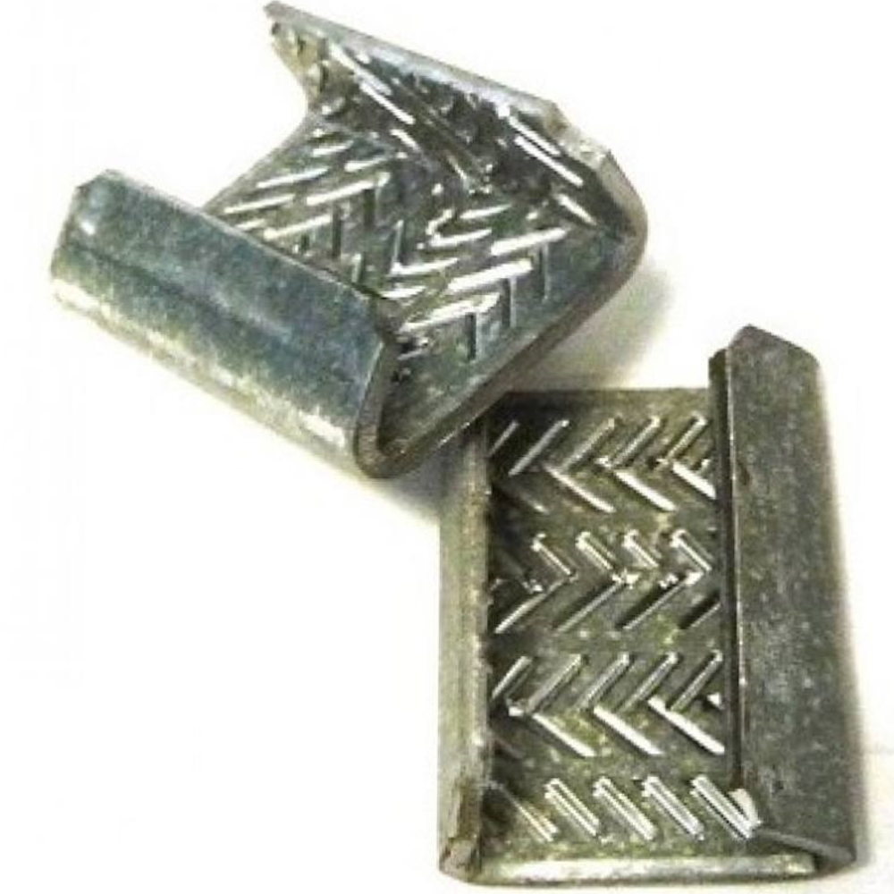 Open Serrated Seals for 19mm PET Strapping (Carton 1,000 Seals)