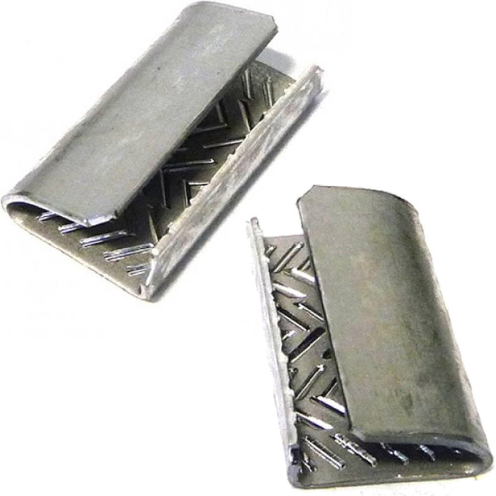 Open Serrated Seals for 12mm PET Strapping (Carton 1,000 Seals)