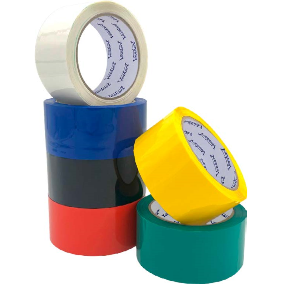 Coloured PP Packing Tape with Acrylic Adhesive 48mm x 66m (Carton 36 Rolls)