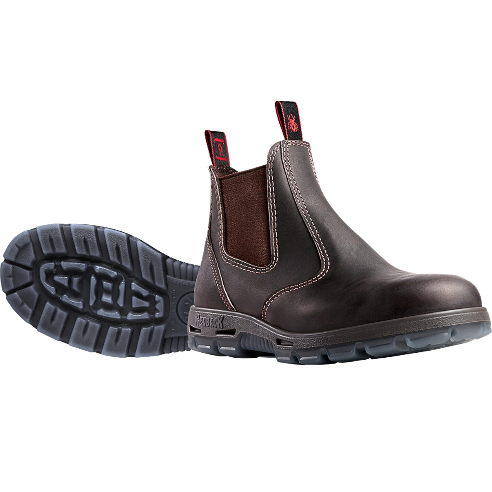 Redback Claret Oil Kip UBOK Soft Toe Work Boots Sizes 2 - 14 + 4½ - 11½