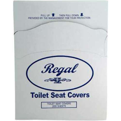Disposable Toilet Seat Covers (Pack 200 Sheets) (Carton 25 Packs)