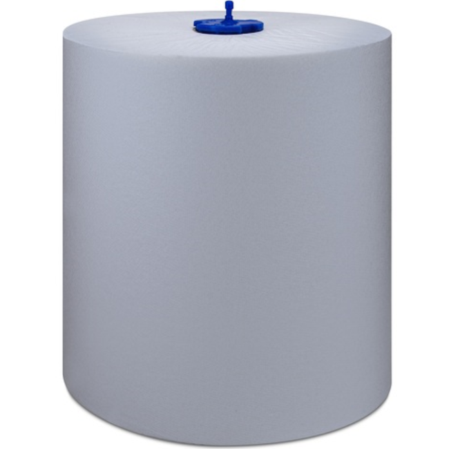 Tork 130008 Blue W6 System Washstation Paper Roll 1-ply 19.5cm x 250m (Pack 6 Rolls)