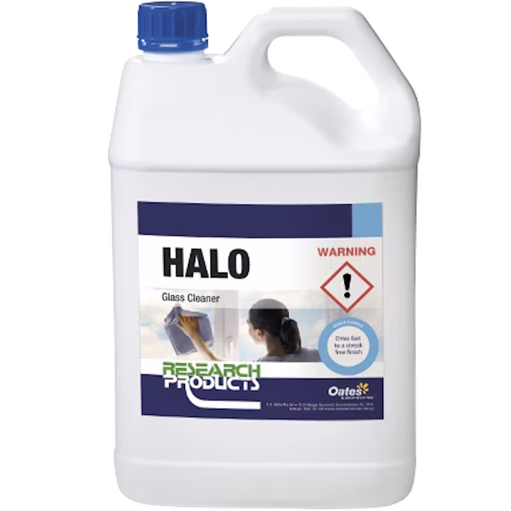 Halo 5L Premium non-Ammonia Window/Glass Cleaner (Carton 3 Bottles)