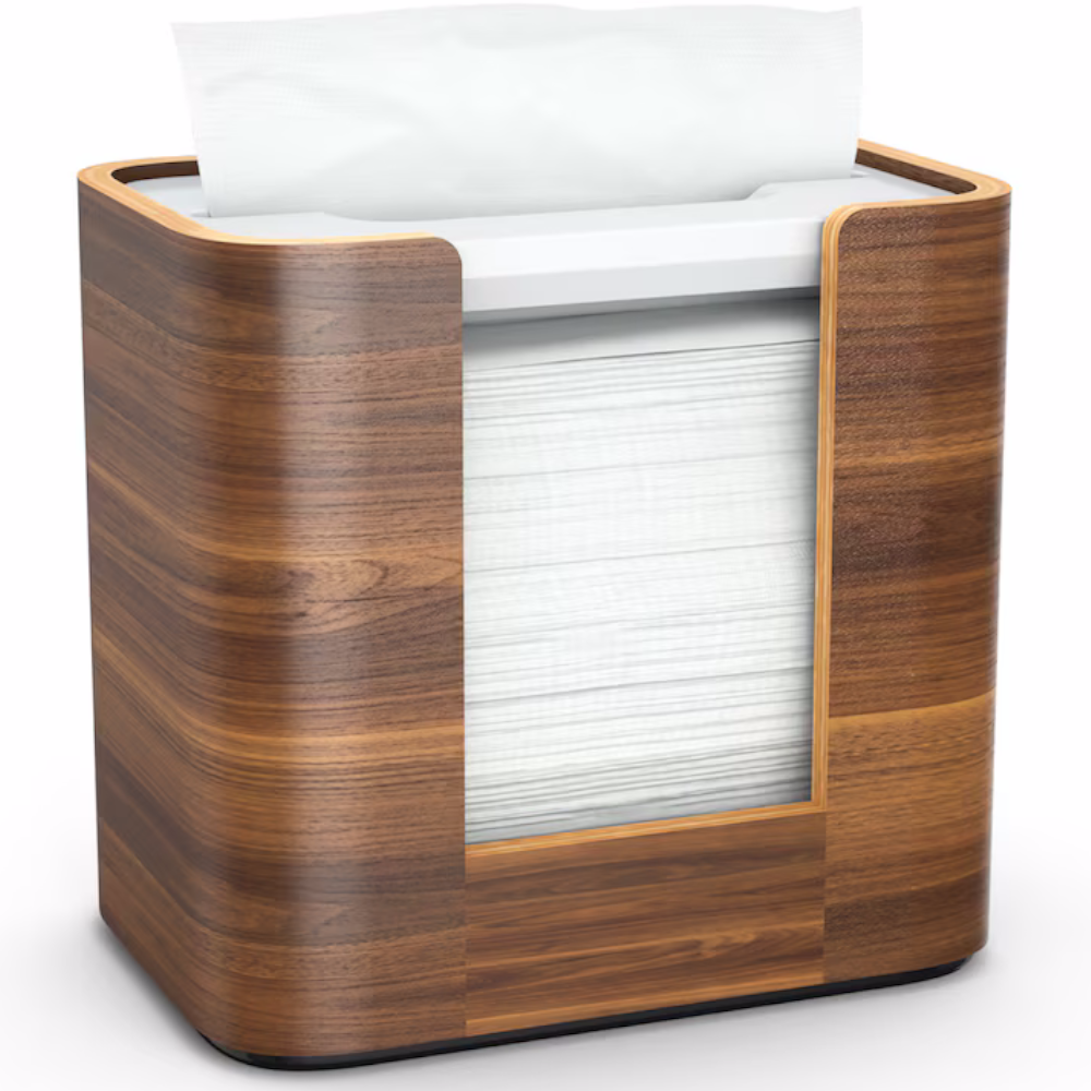 Tork 273002 Walnut N4 System Signature Line Xpressnap Napkin Dispenser