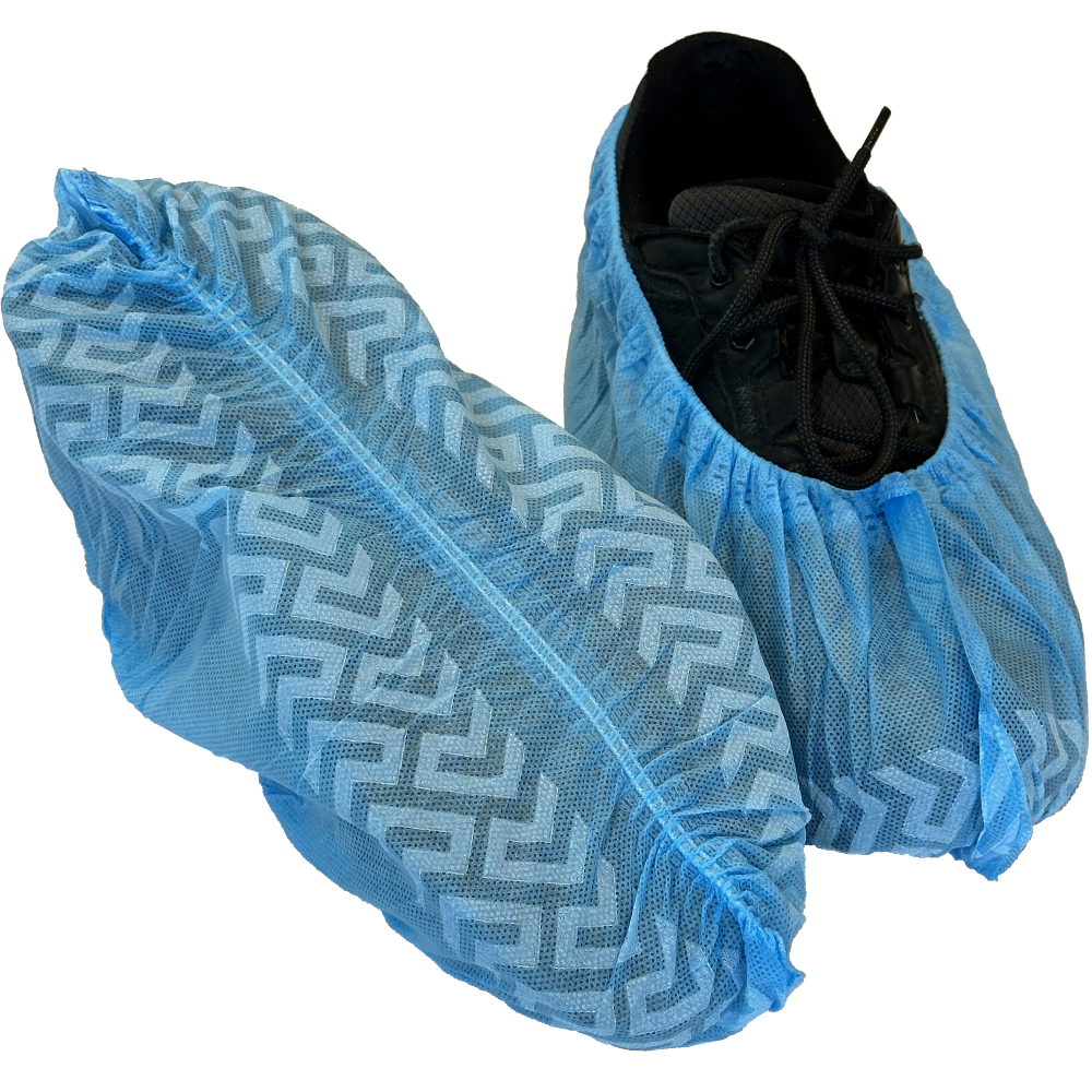GORILLA Blue Breathable PP Anti-Skid Shoe Covers (Carton 500 Covers)
