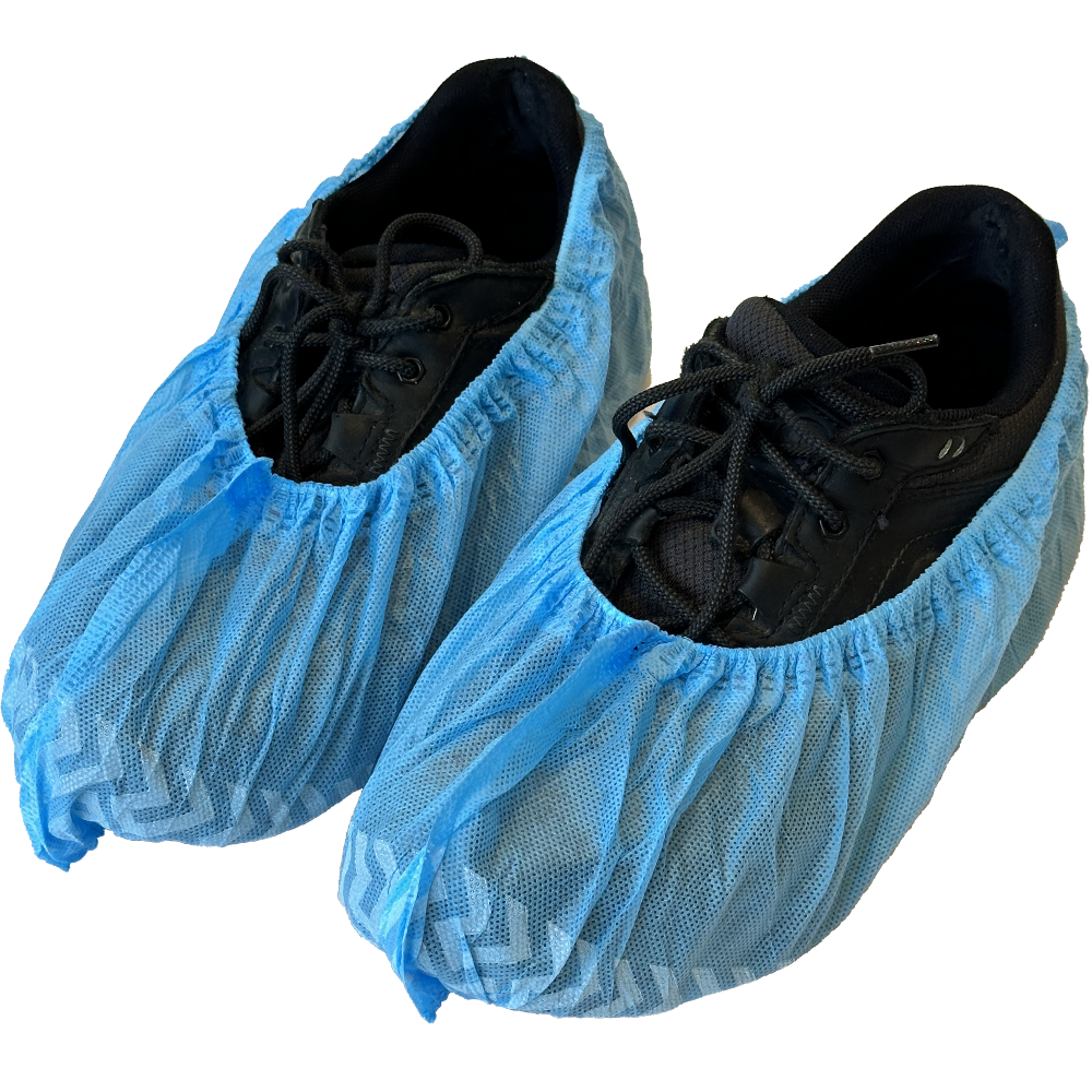GORILLA Blue Breathable PP Anti-Skid Shoe Covers (Carton 500 Covers)