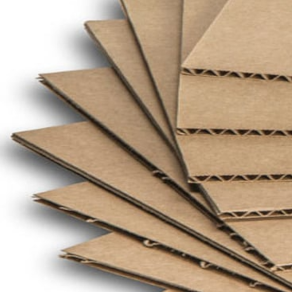 300gsm Cardboard Pallet Sheets 1,160mm x 1,160mm (Pallet 2,000 Sheets)