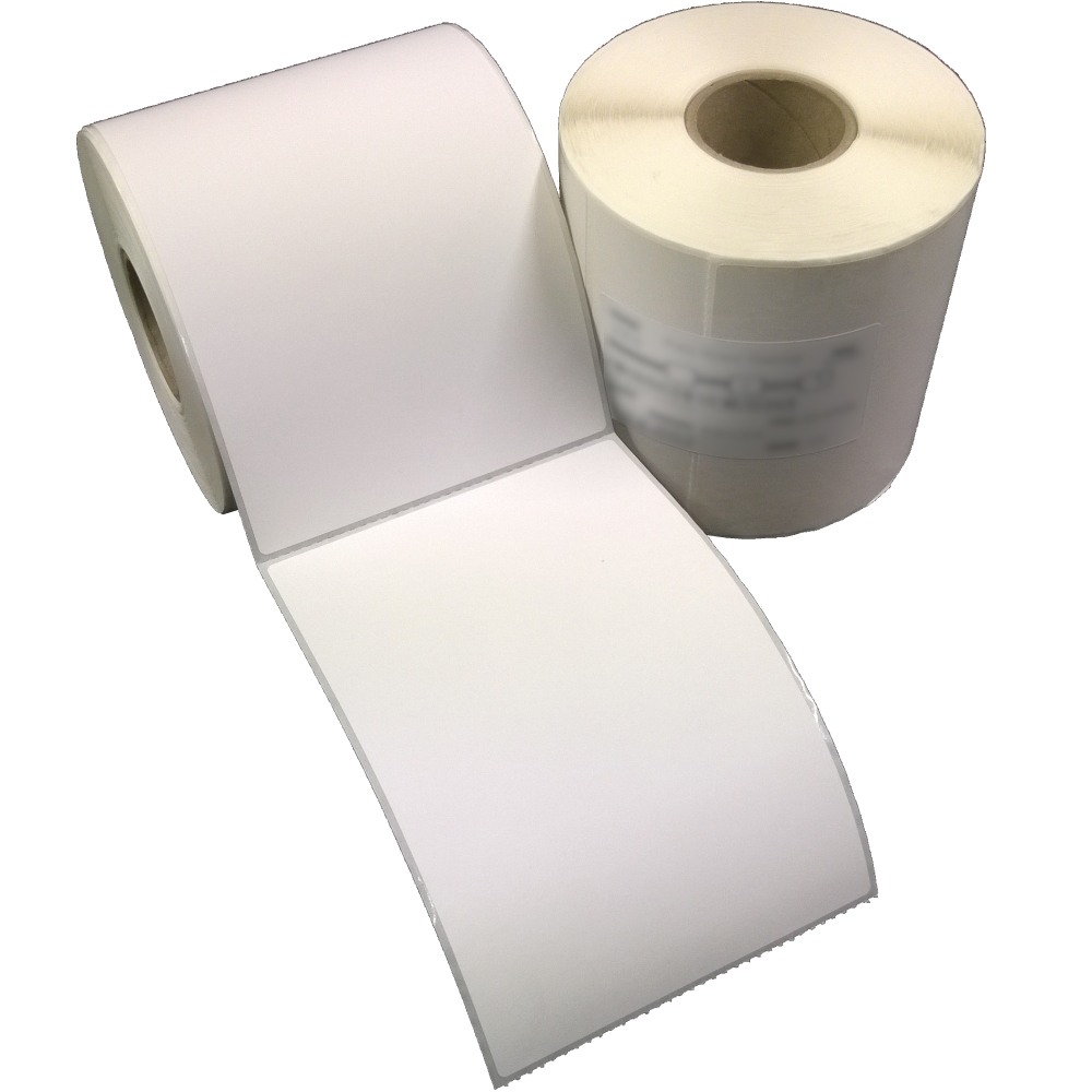 Direct Thermal White Labels 100mm x 150mm Ø38mm Core (Roll 350 Labels)