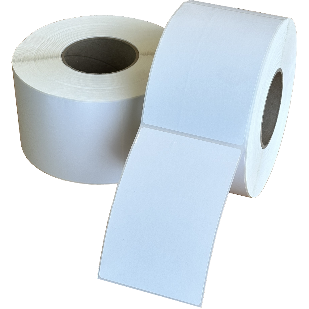 Thermal Transfer White Labels 100mm x 150mm Ø76mm Core (Roll 1,000 Labels)