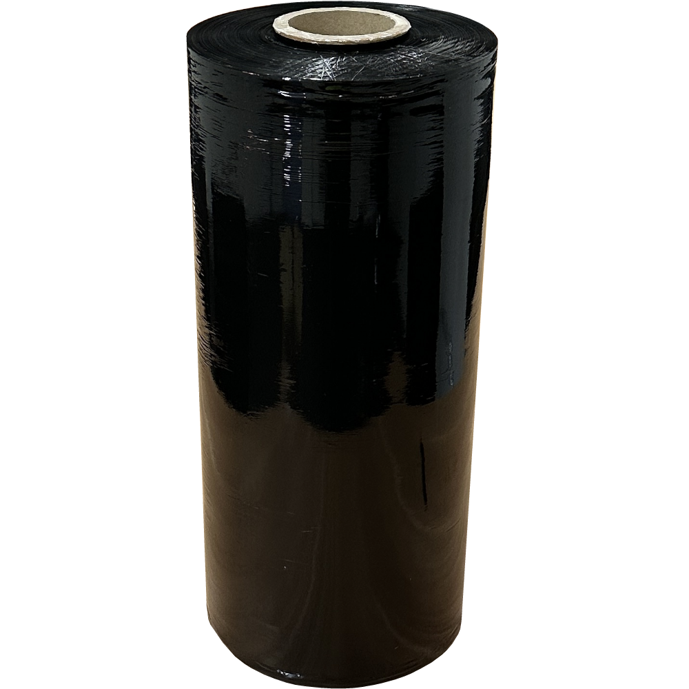GORILLA 15 Black Pre-stretch Machine Pallet Wrap 500mm x 2,174m (Carton 1 Roll)