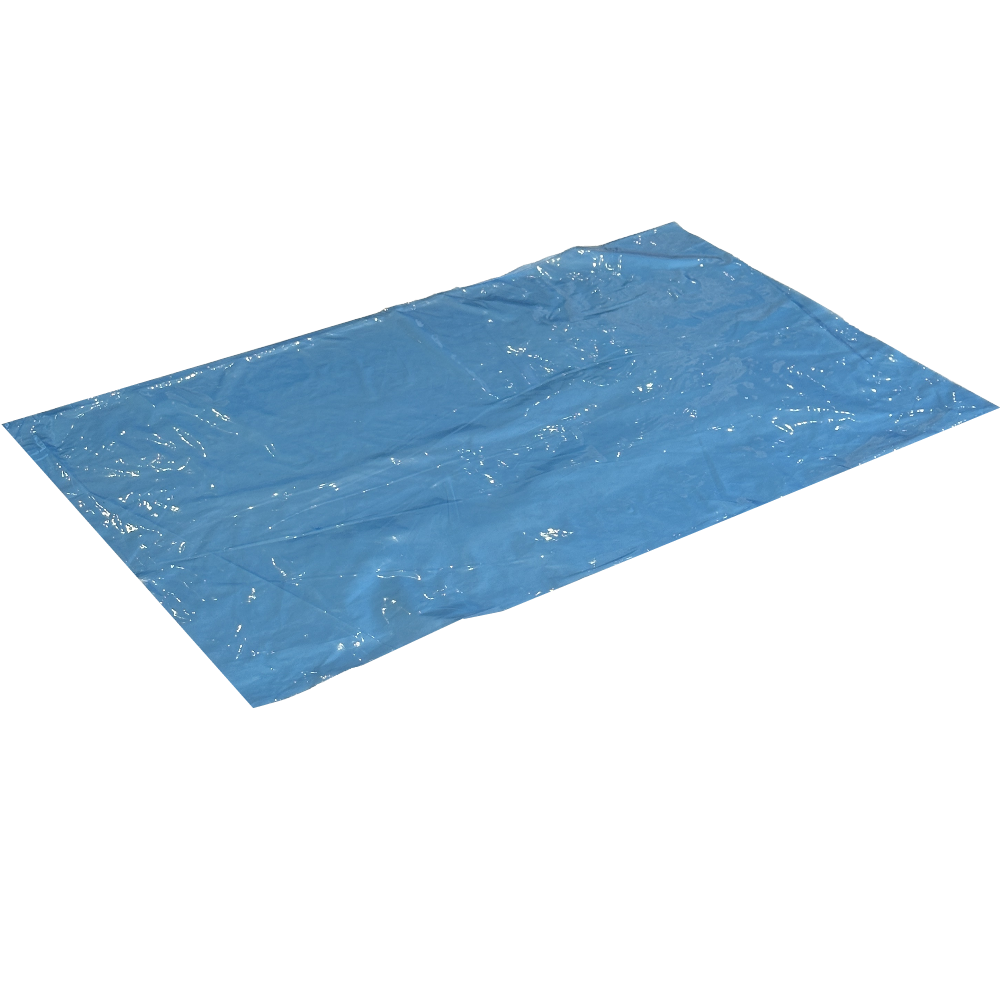 GORILLA Blue Virgin LDPE Perforated on Roll Sheets 380mm x 610mm 35µm 75mm PVC Core (Roll 1,000 Sheets)