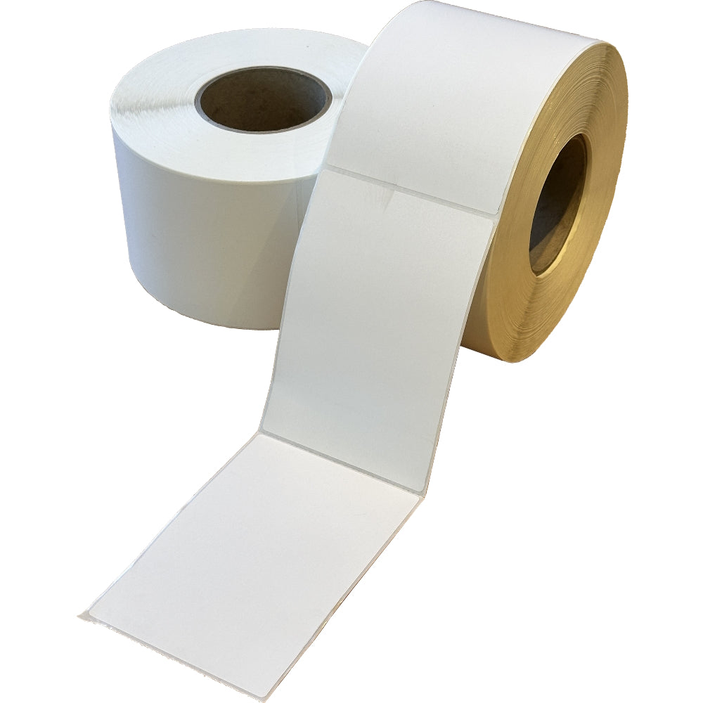 Direct Thermal White Labels 100mm x 150mm Ø76mm Core (Roll 1,000 Labels)