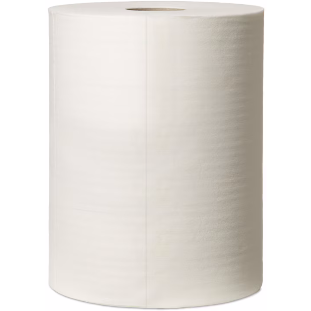 Tork 510137 White W1/W2/W3 System Multi-purpose Cleaning Cloth Combi- Roll 1-ply 38cm x 31.5cm 152m (Roll 400 Sheets) (Carton 1 Roll)