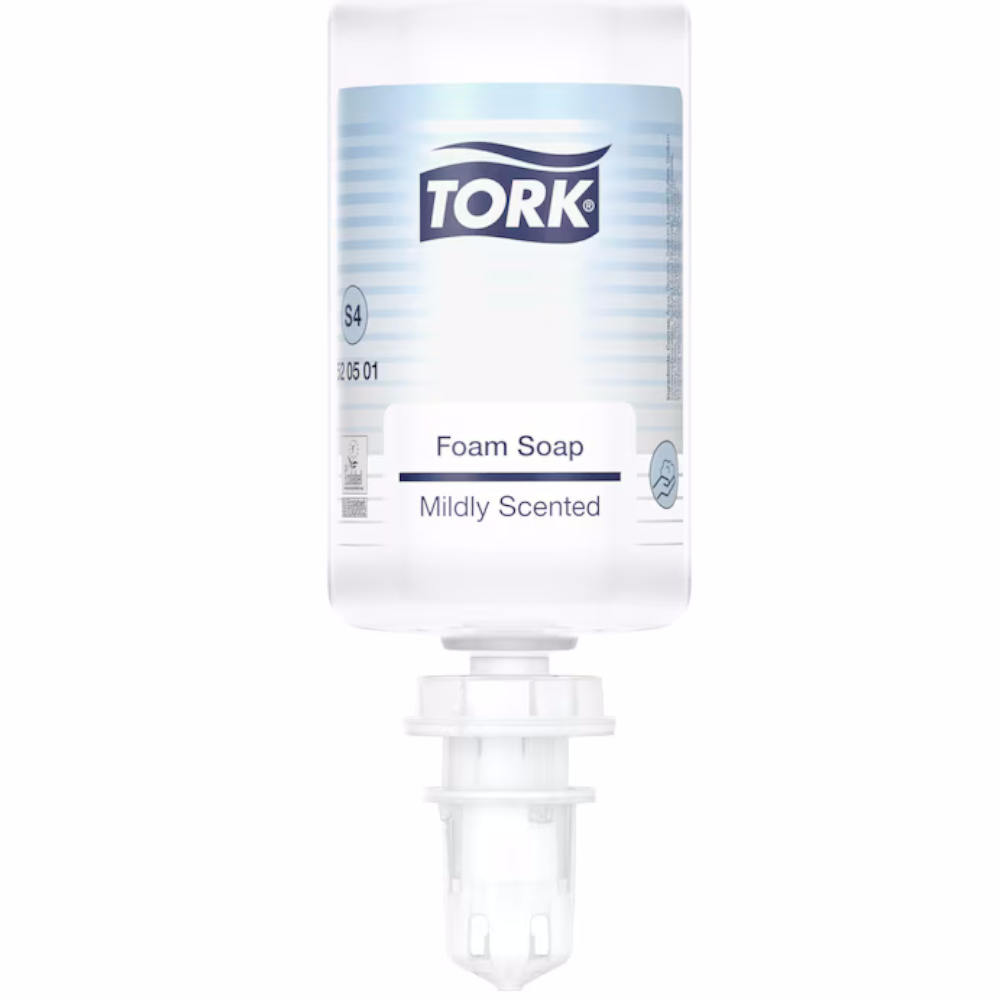 Tork 520501 S4 System Premium 1,000ml Mild Foaming Soap (Carton 6 Refills)