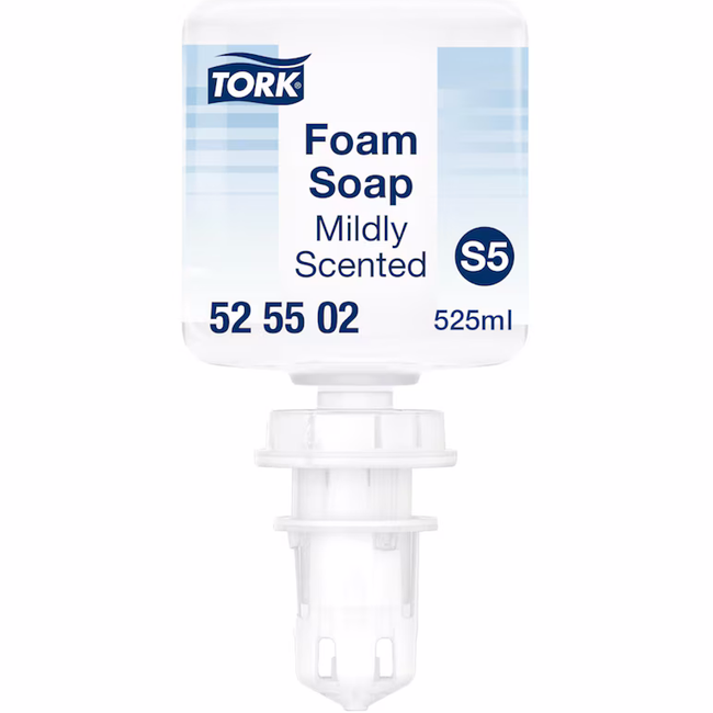 Tork 525502 S5 System Premium 525ml Mildly Scented Foam Soap (Carton 8 Refills)