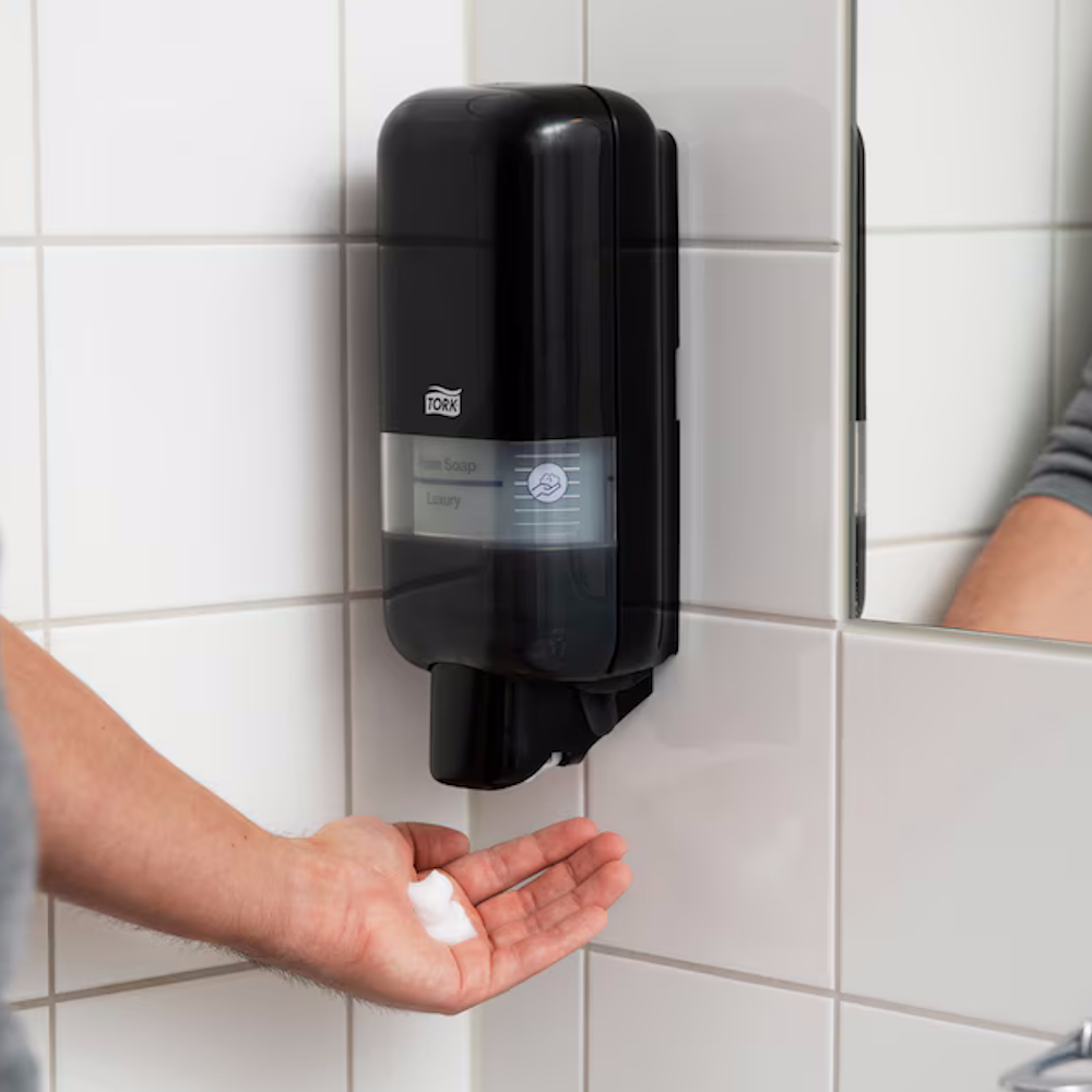 Tork 564500 / 564508 S4 System Elevation 950ml Foam/Liquid Soap/Sanitiser Skincare Dispenser White or Black