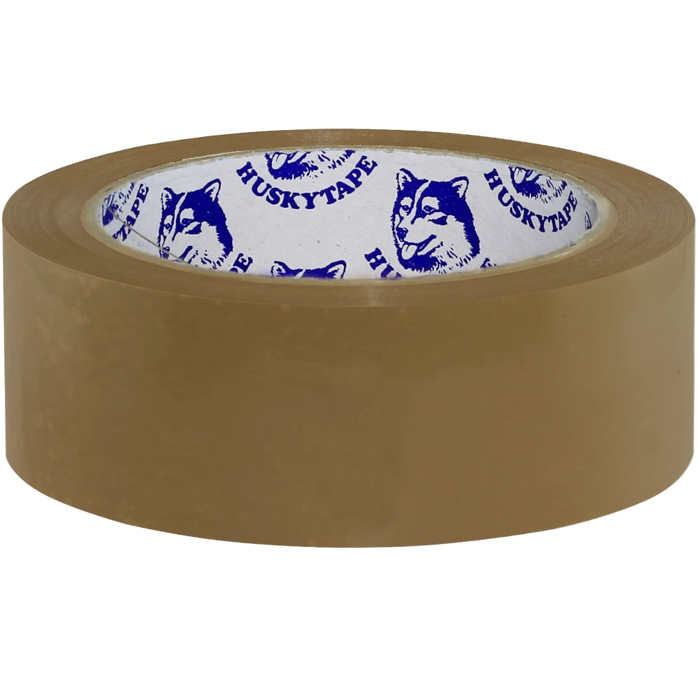 Husky 630 Premium Brown Hand Packing Tape 36mm x 75m (Carton 48 Rolls)