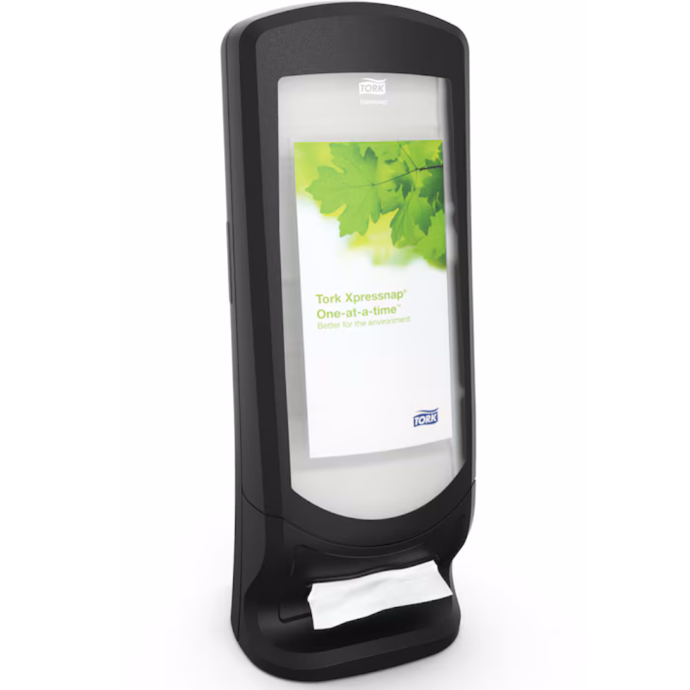 Tork 63320 Black N4 System Signature Line Xpressnap Stand Napkin Dispenser