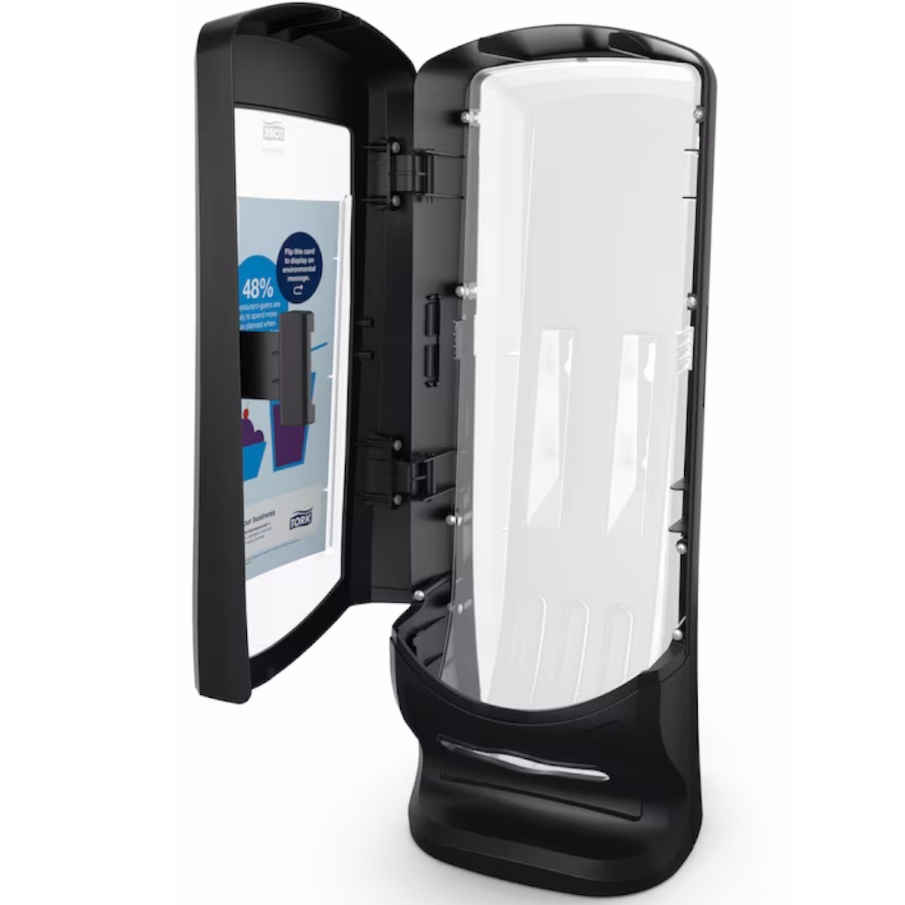 Tork 63320 Black N4 System Signature Line Xpressnap Stand Napkin Dispenser