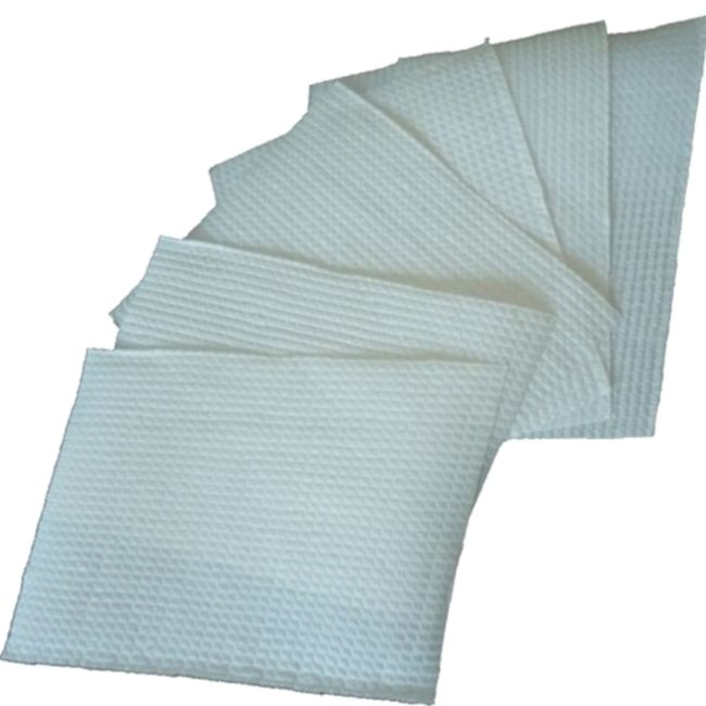 White Lined 4-ply Dental Napkins 200mm x 280mm (Carton 2,000 Napkins)