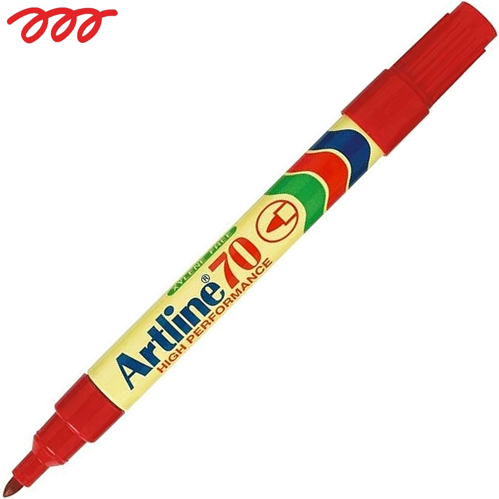Artline 70 Permanent Markers (Pack 12 Markers)