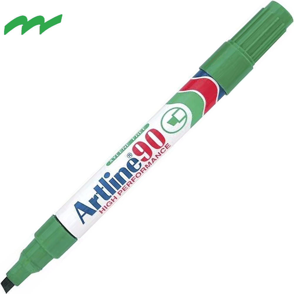Artline 90 Permanent Markers (Pack 12 Markers)