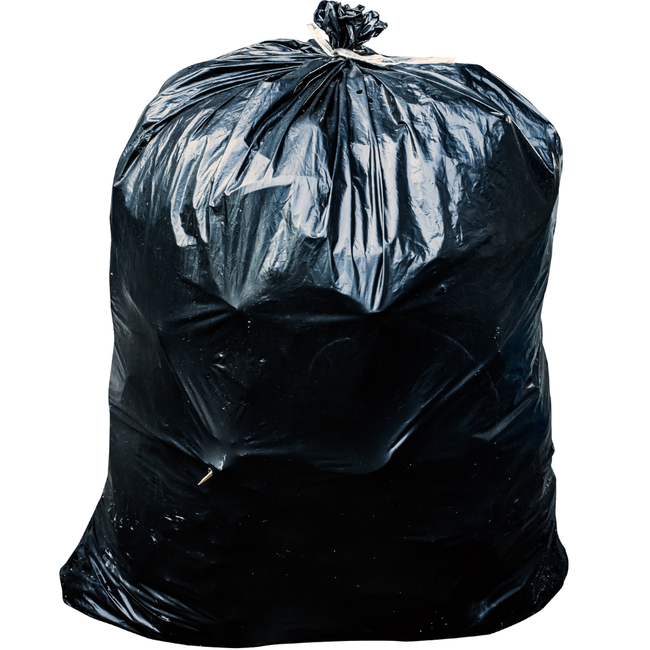 Black LDPE All Purpose 240L Bin Liners 1,450mm x 1,140mm (Pack 25 Bags) (Carton 4 Packs)