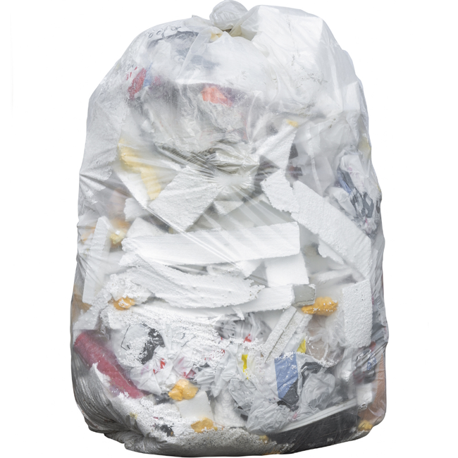 Natural HDPE All Purpose 240L Bin Liner 1,450mm x 1,150mm (Carton 200 Bags)