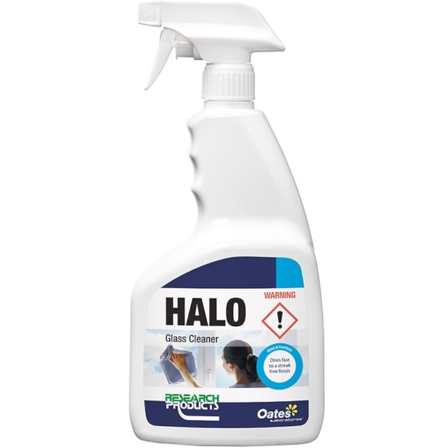 Halo 750ml Premium non-Ammonia Window/Glass Cleaner (Carton 6 Bottles)