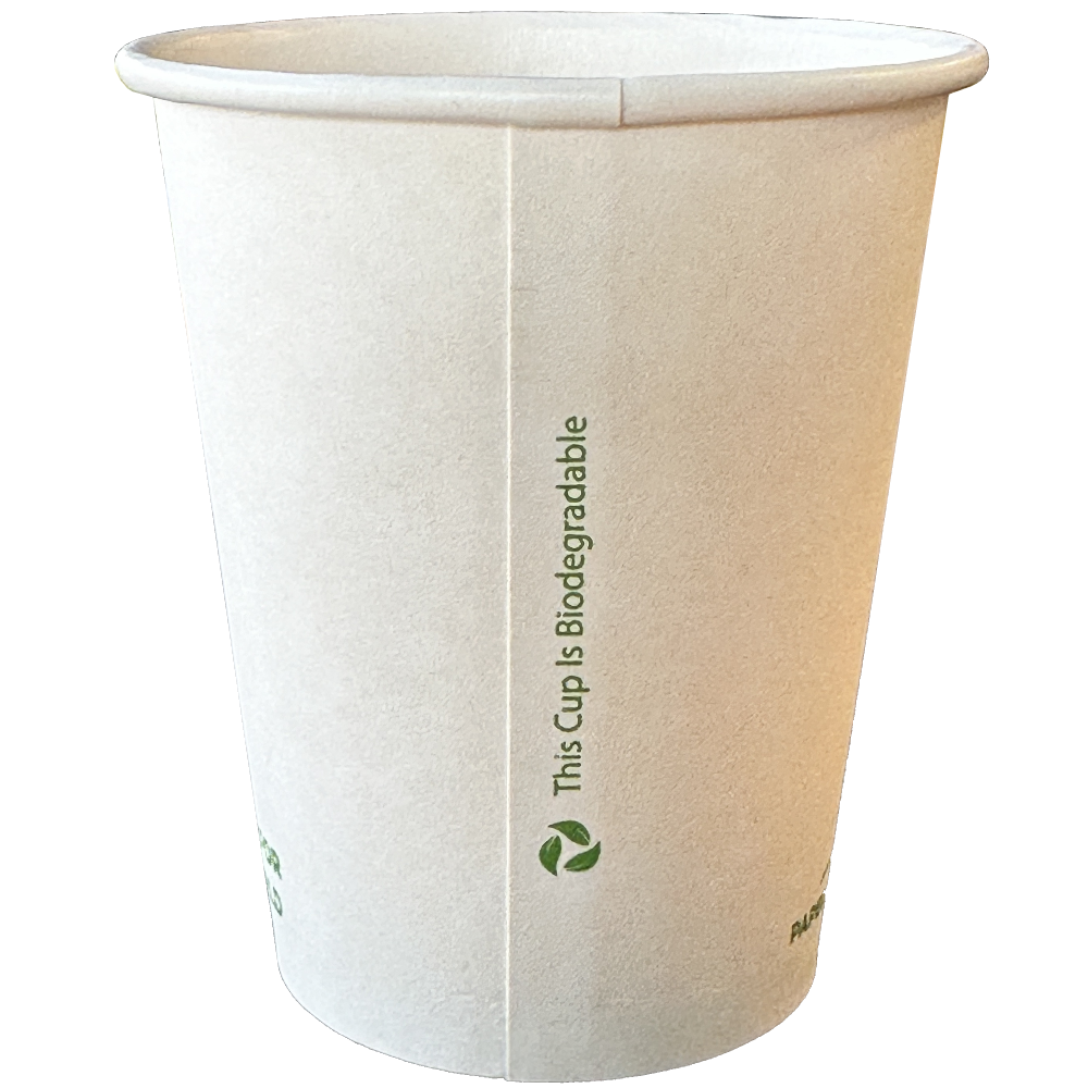 Plain Single Wall Paper 8oz Coffee Cups (Carton 1,000 Cups)