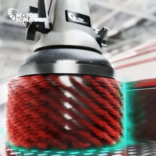 MotorScrubber MS1049 M3 Red Stair Brush