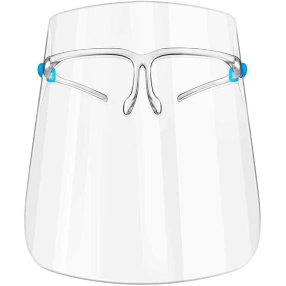 *CLEARANCE*  Face Shield On Glasses Frame Disposable Anti-fog Clear