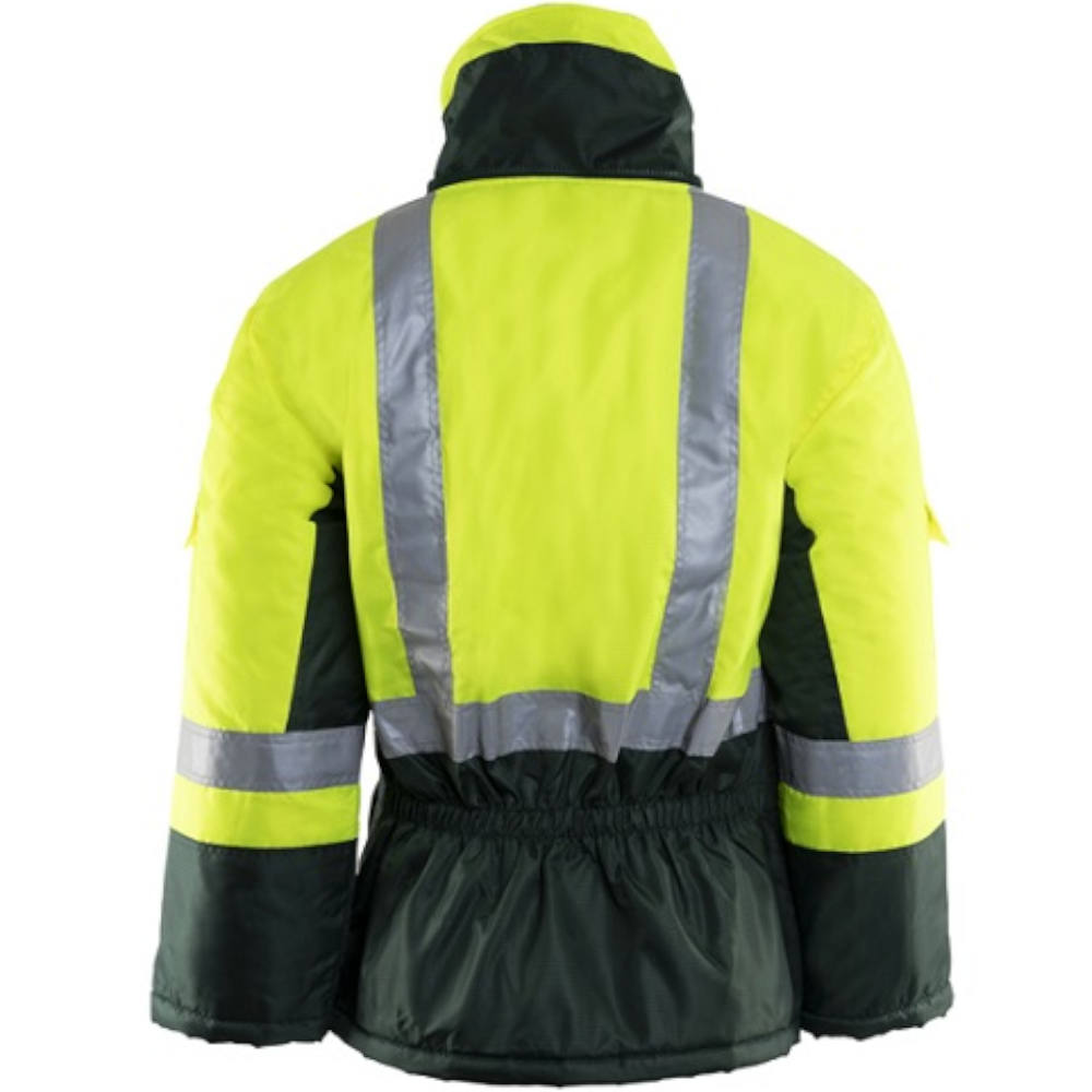 Green/Yellow Freezer Jacket Sizes: 2XS - 8XL