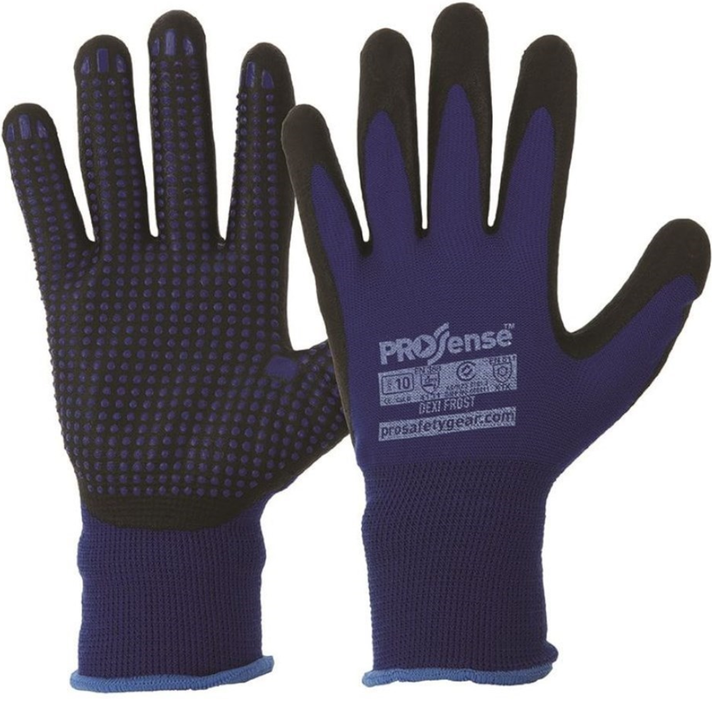 PIP ProSense DexiFrost Nitrile Dip Gloves (Pack 12 Pairs) (Carton 10 Packs) Sizes: 7 - 11