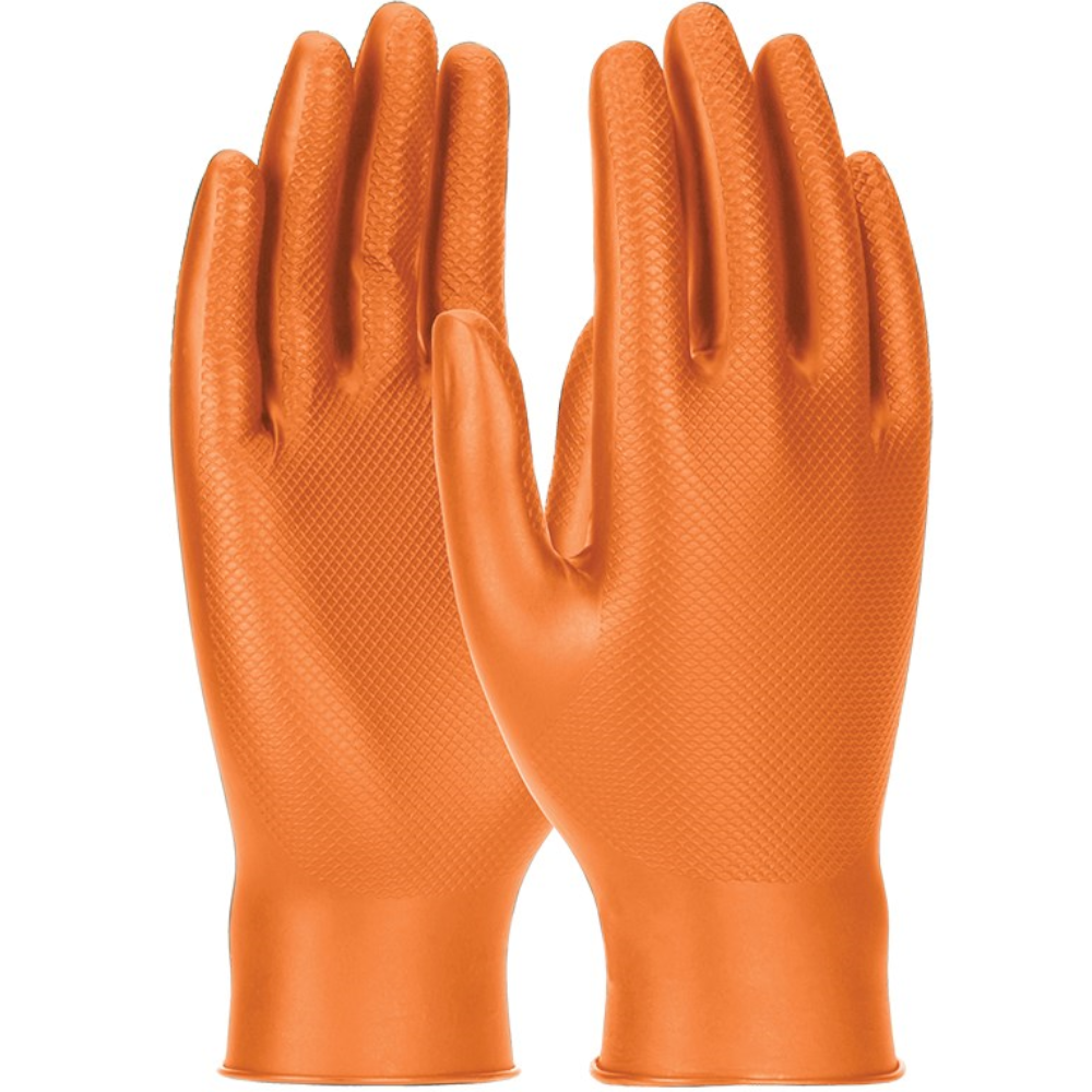 PIP Grippaz Orange Skins Gloves (Pack 50 Gloves) (Carton 10 Packs)