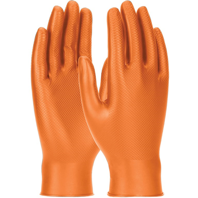 PIP Grippaz Orange Skins Gloves (Pack 50 Gloves) (Carton 10 Packs)