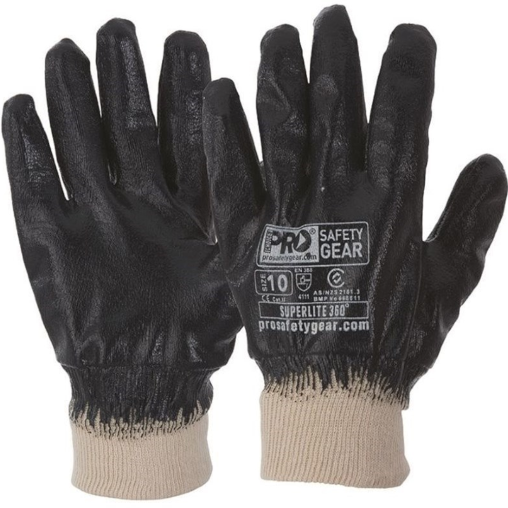 PIP Blue Super-Lite Full Nitrile Dip Glove Sizes 8 - 11 (Pack 12 Pairs)