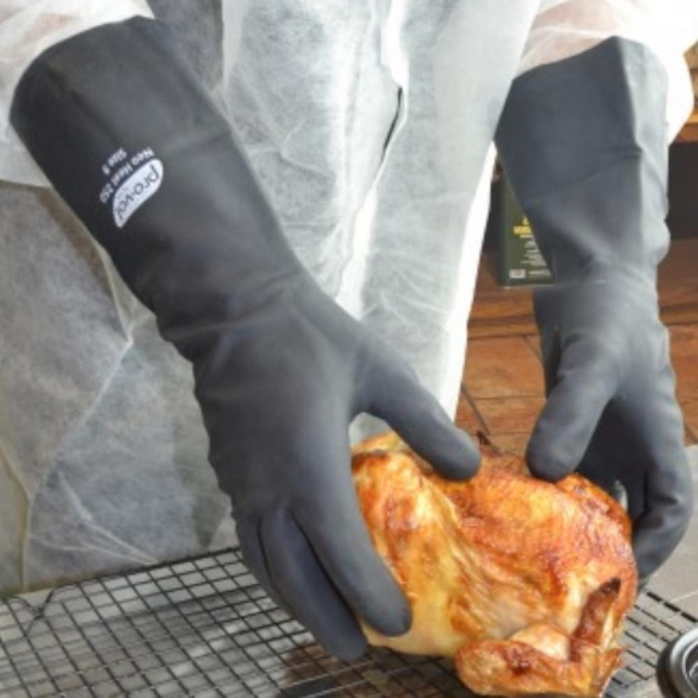 Pro-Val Black Neo Heat 250 Neoprene Coated Heat Resistant Glove Sizes 9 - 10